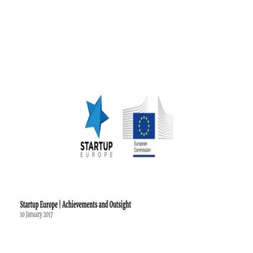 Startup Europe: achievements and outsight