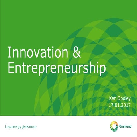 Innovation and Entrepreneurship - Boost Innovation by working with start-ups ...