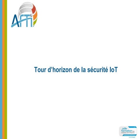 IBM Bluemix Paris Meetup #21-20170131 Meetup @Ingima - Iot & Sécurité