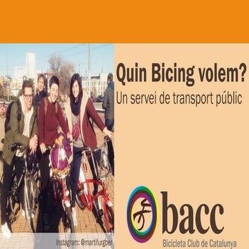 Quin Bicing volem?