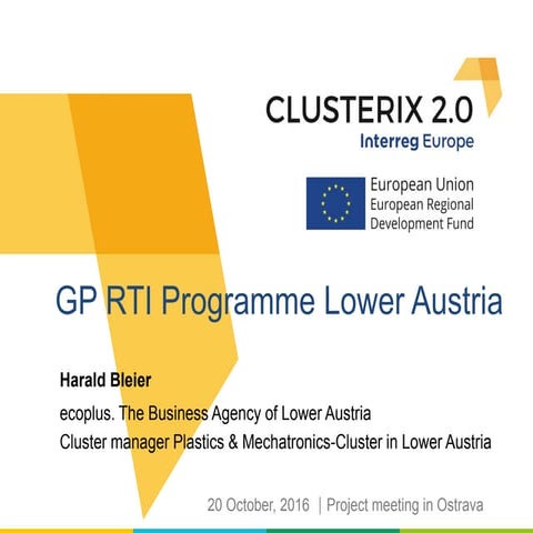 RTI Programme of Lower Austria
