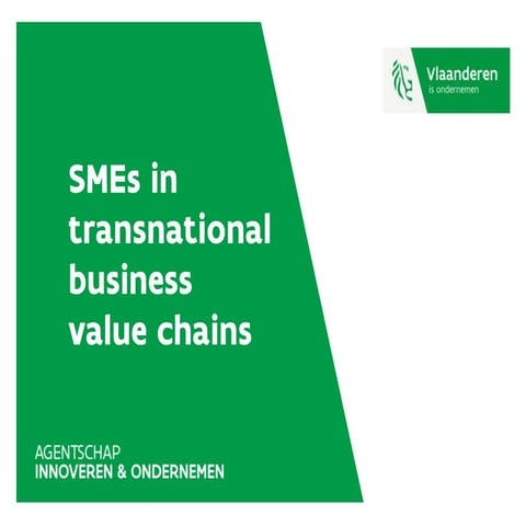 SMEs in transnational business value chains