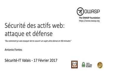 Sécurité des applications web: attaque et défense