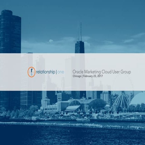 Chicago User Group - Feb 2017 Overview