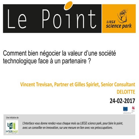 20170224_Le Point_valoriser une entreprise technologique_deloitte