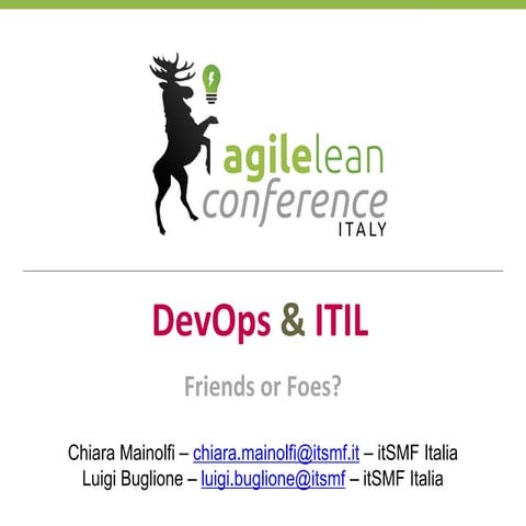 DevOps & ITIL: Friends or Foes?