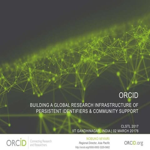 20170303 CLSTL ORCID