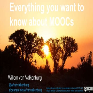 Everything you want to know about MOOCs #oeglobal