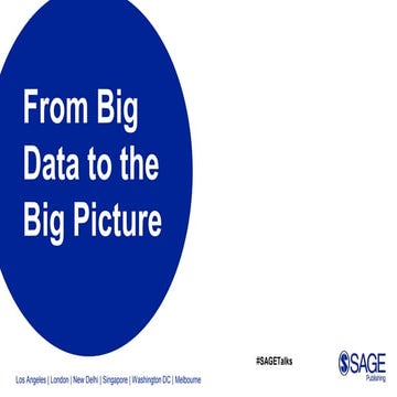 From Big Data to the Big Picture