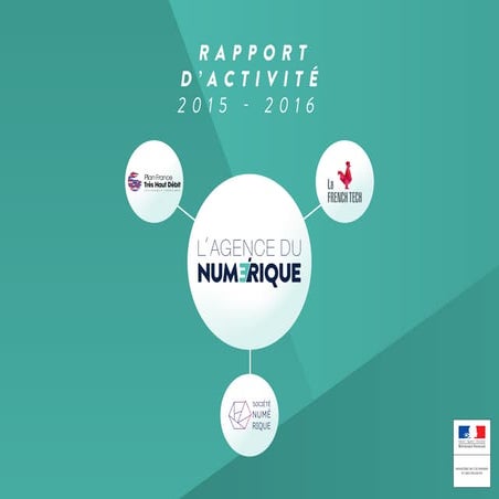 Rapport d'activité 2015-2016 - Agence du Numérique-