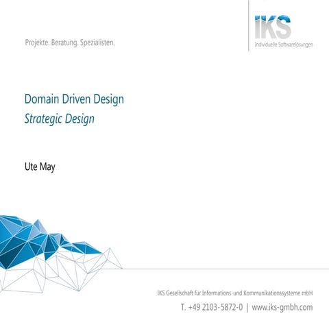 Domain Driven Design - Strategic Design