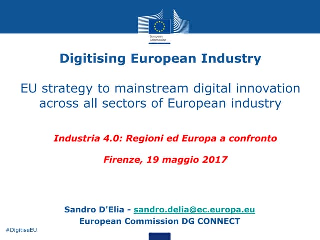 Digitizing European Industry