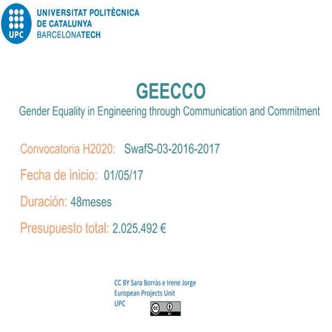 Gender Equality in Engineering through Communication and Commitment