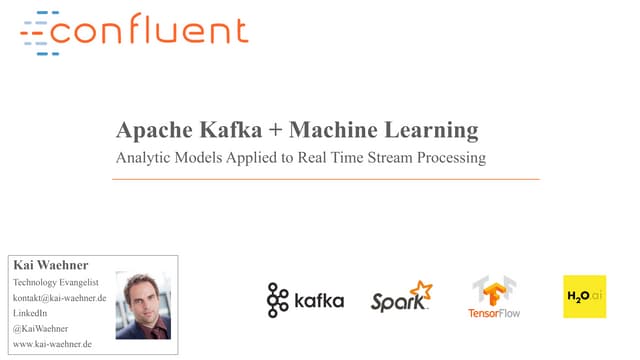Apache Kafka Streams + Machine Learning / Deep Learning
