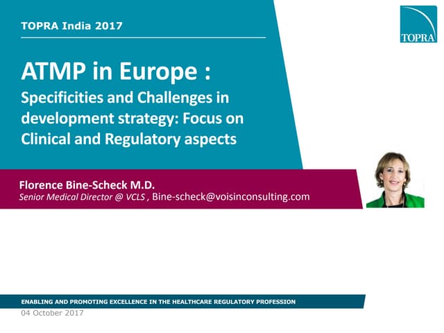 201705 topra india atmp fb slide share PDF Pharmaceutical Industry 201705 topra india atmp fb slide share PDF Pharmaceutical Industry