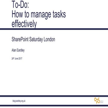 To-Do: How to manage tasks effectively