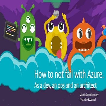 DevOne - How to not fail with Azure