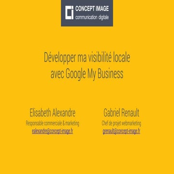 Développer ma visibilité locale avec Google My Business