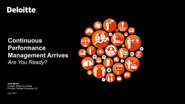 Continuous Performance Management:  How To Make It Work