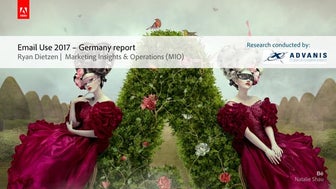 Adobe Study "E-Mail Use 2017" in Germany