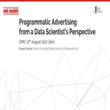 Programmatic Advertising from a Data Scientist’s Perspective