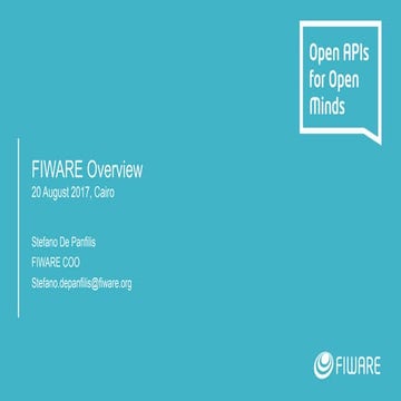 20170820 FIWARE at CAMPIE