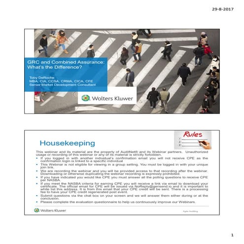 What's the Difference between GRC and Combined Assurance?