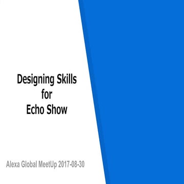 Alexa and AI global meetup