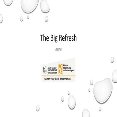 2017 09 13_VOKA The Big Refresh - GDPR - IFORI