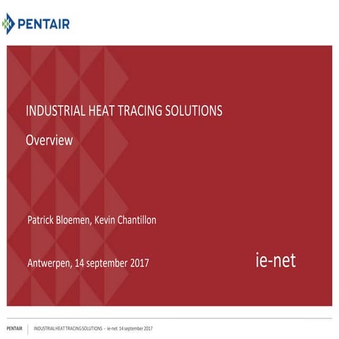 Industrial heat tracing solutions