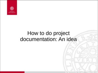 How to document computational research projects