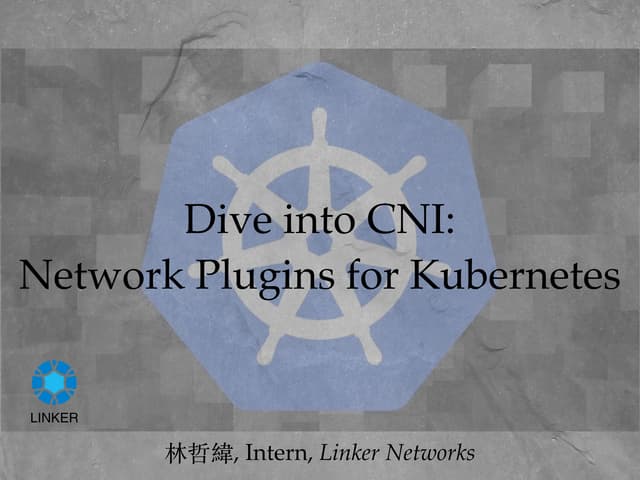 Network plugins for kubernetes