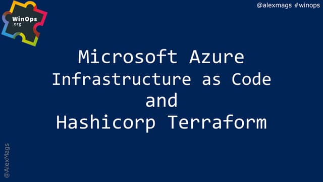 Microsoft Azure IaaS and Terraform