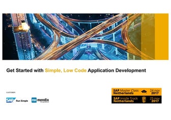 Masterclass Mendix (Jan Penninkhof / Twan van den Broek)