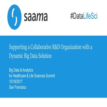 Supporting a Collaborative R&D Organization with a Dynamic Big Data Solution