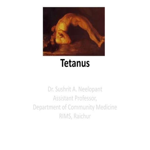 Tetanus | PPT