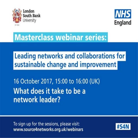 2017 10 16 networks webinar masterclass   webinar 2 v0.1