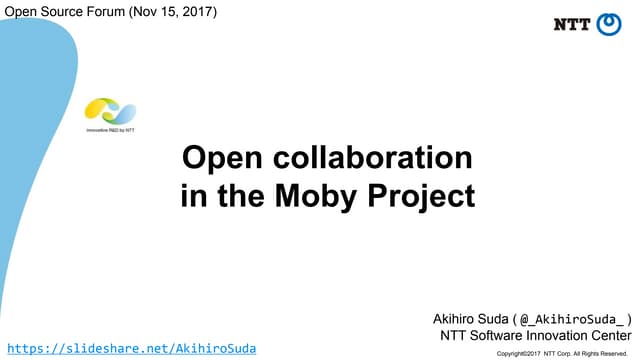 Open collaboration in the Moby Project