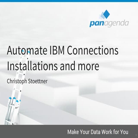 Webinar: Automate IBM Connections Installations and more