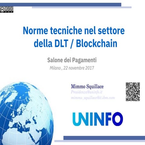 Norme Tecniche nel settore della DLT/Blockchain