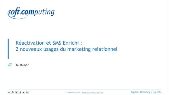 23/11/17 Matinale Usages Réactivation et SMS Enrichi