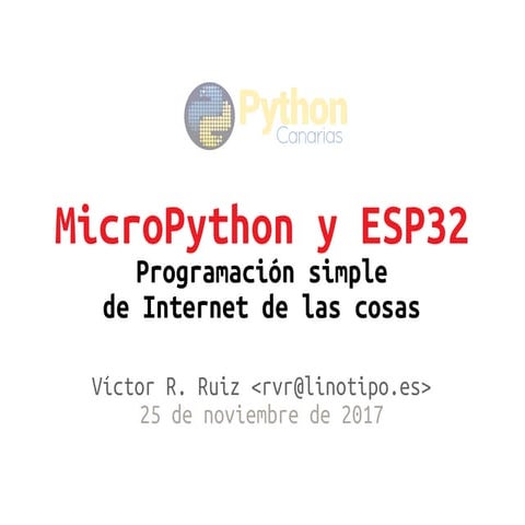 MicroPython y ESP32