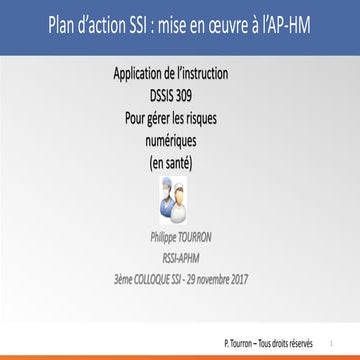 20171129-4 colloque ssi-plan d'action ssi | PDF