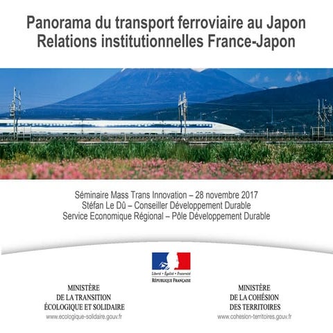 Panorama du transport ferroviaire au Japon Relations