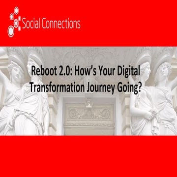Webinar: Reboot 2.0: How’s Your Digital Transformation Journey Going?