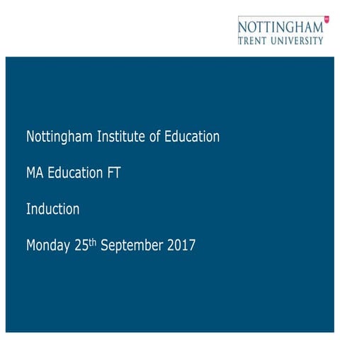 201718 MA FT induction