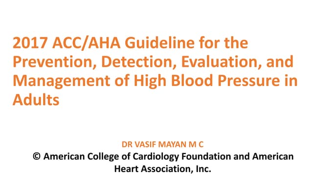 Aha new guidelines | PPTX | Heart and Cardiovascular Diseases