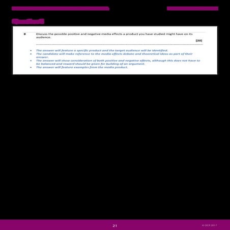 2017 audience effects examples and commentary