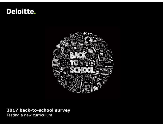 2017 back to-school survey