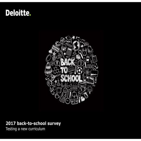 2017 back to-school survey